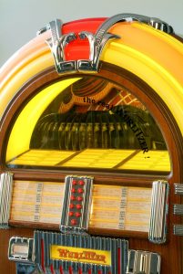 Wurlitzer jukebox Our Kind of Music event